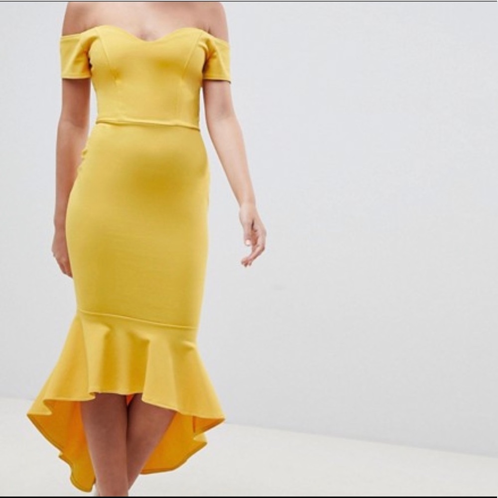 Off the shoulder party dress by ASOS